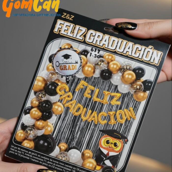 Arreglo de globos  de graduación 679