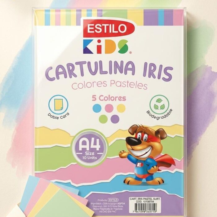 CARTULINA IRIS PASTELES -1113