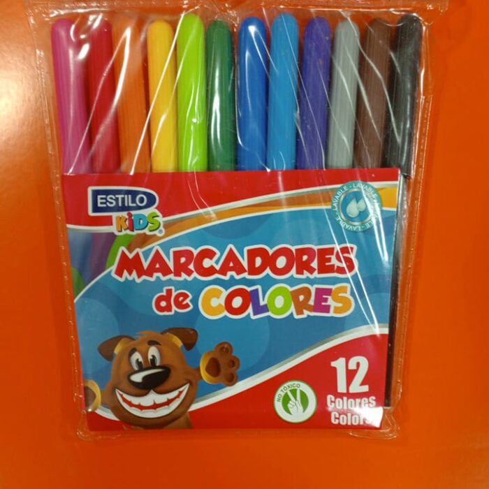 MARCADORES ESTILO KIDS 12CL - 998907