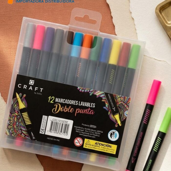 MARCADOR CRAFT DOBLE PUNTA - 2583