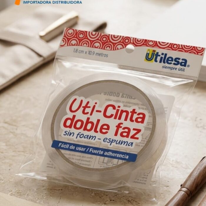 CINTA DOBLE FAZ TRANSPARENTE