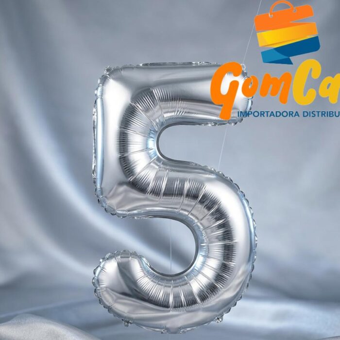GLOBOS PLATEADO GRANDE  N° 32 DEL 5 AL 9