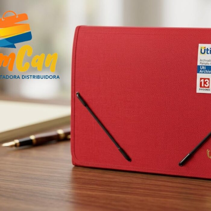 ARCHIVADOR / ARCODEON ROJO - AZUL